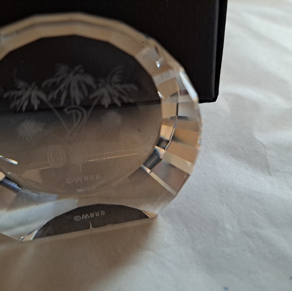 RARE Swarovski crystal palm tree 2000 paperweight never displayed - Picture 5 of 6